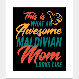 Awesome Maldivian Mom looks like Posters and Art